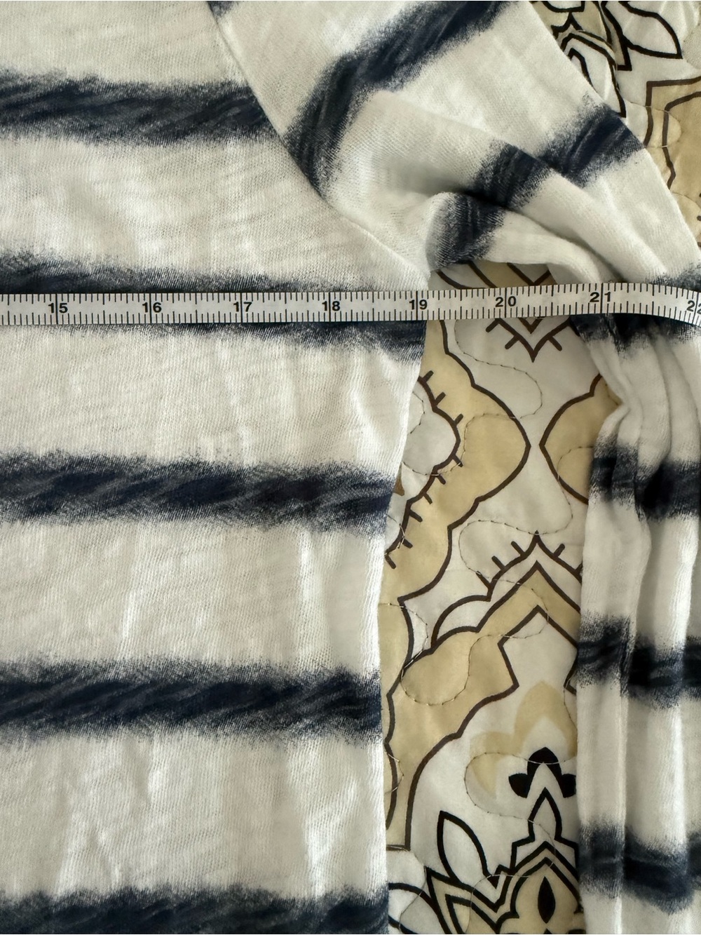 ATM Anthony Thomas Melillo Striped Watermark Long Sleeve Top Women’s L EUC Soft - Picture 5 of 8